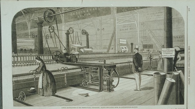 textile industry in 1800s